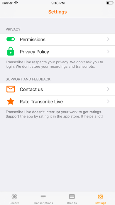 Transcribe Live应用截图