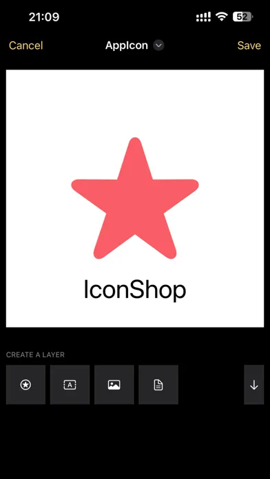 Ảnh chụp màn hình của IconShop 2023
