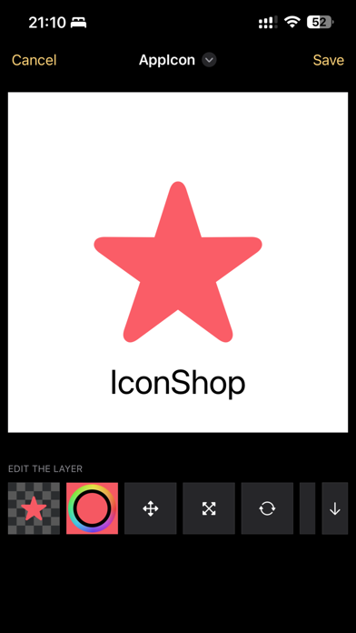 Capturas de tela do IconShop 2023