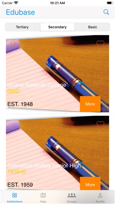 Edubase | Schools & Colleges Screenshots