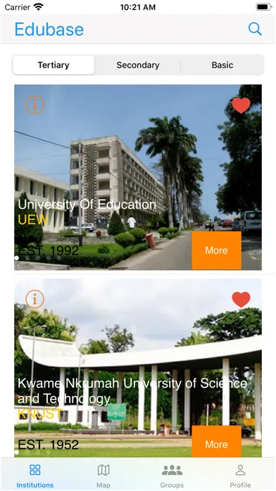 Edubase | Schools & Colleges Screenshots