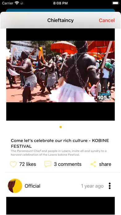 Heritage Ghana App Ekran Görüntüleri