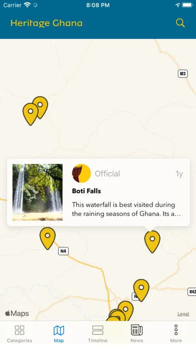 Heritage Ghana App Ekran Görüntüleri