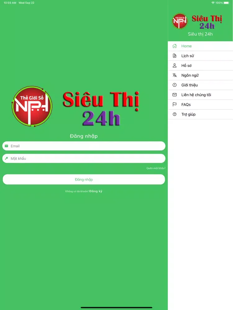 Siêu thị 24h iPad 應用截圖