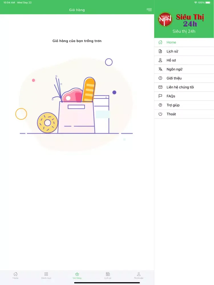 Siêu thị 24h iPad 應用截圖