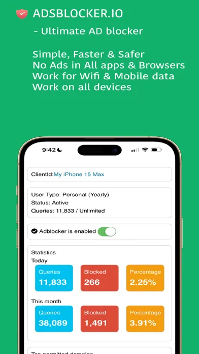 تصاویر AdBlocker DNS-Ultimate Adblock