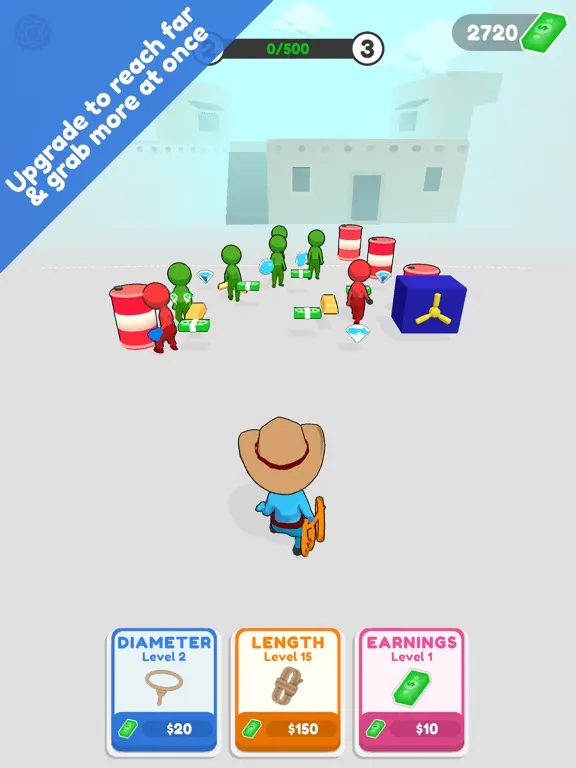 Lasso Hero iPad  Screenshots
