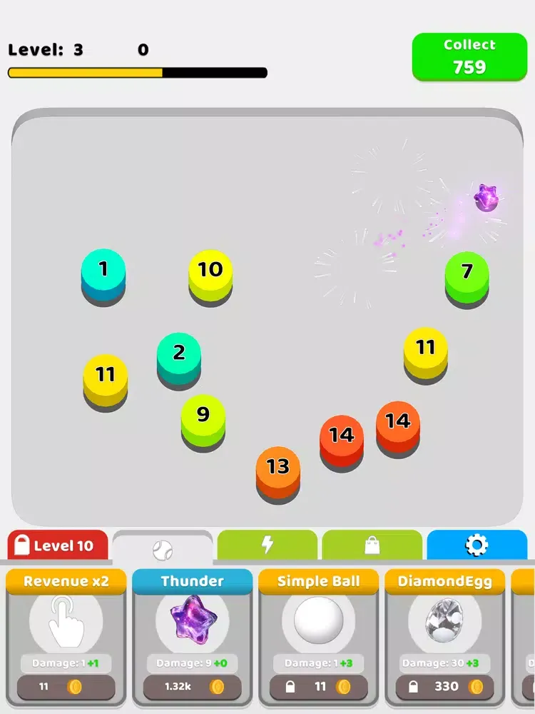Idle Crypto Balls iPad  سکرین شاٹس