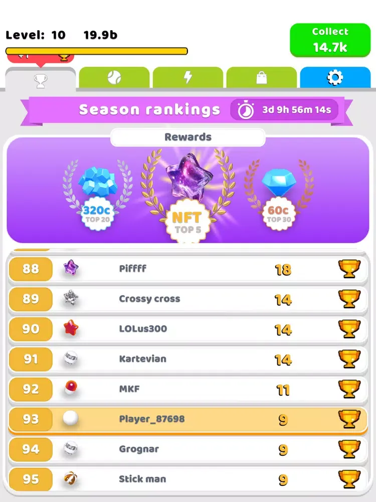 Idle Crypto Balls iPad  سکرین شاٹس