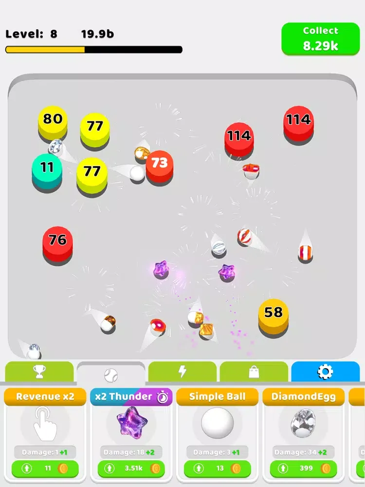 Idle Crypto Balls iPad  سکرین شاٹس