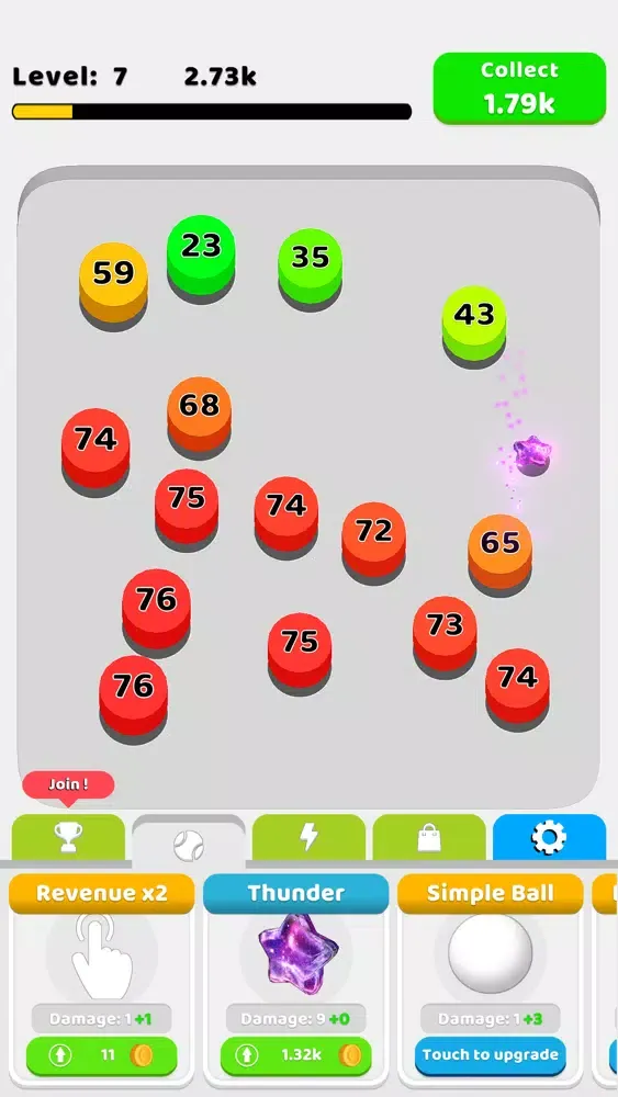 Idle Crypto Balls سکرین شاٹس