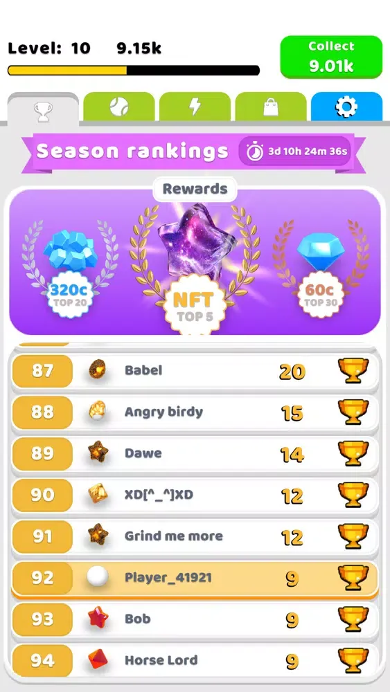 Idle Crypto Balls سکرین شاٹس