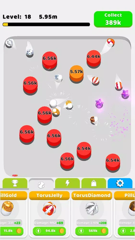 Idle Crypto Balls سکرین شاٹس