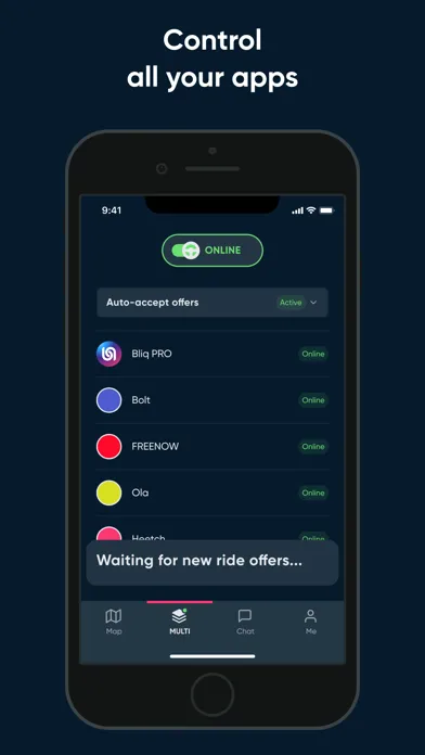 Tangkapan layar Bliq Driver - Earn more money