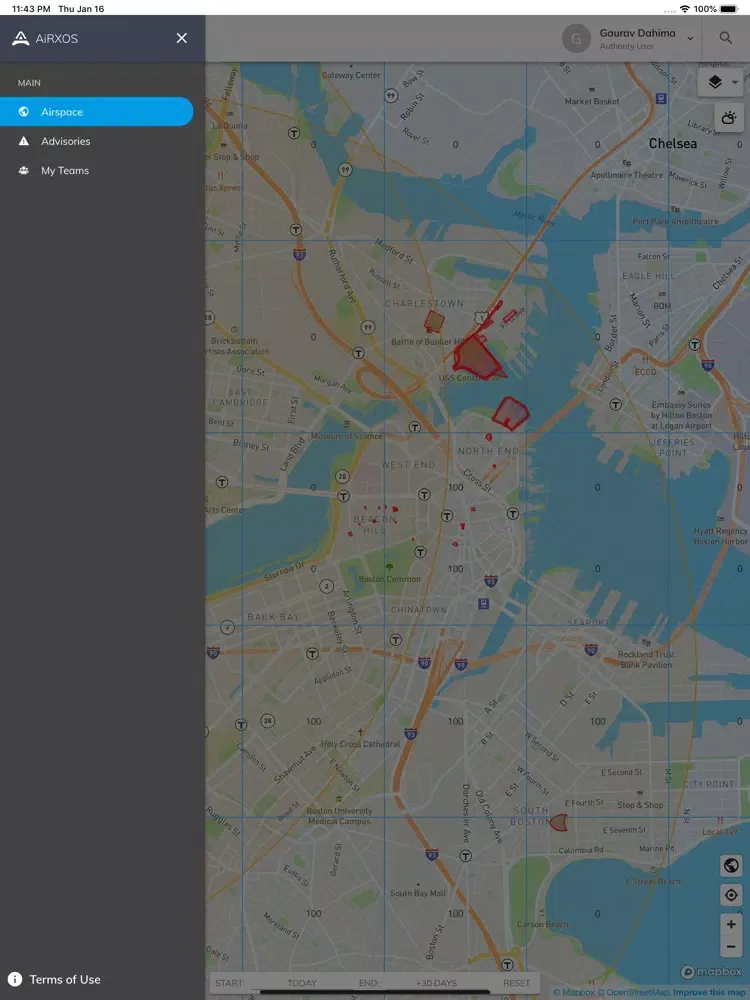 AiRXOS Air Mobility Platform iPad 应用截图