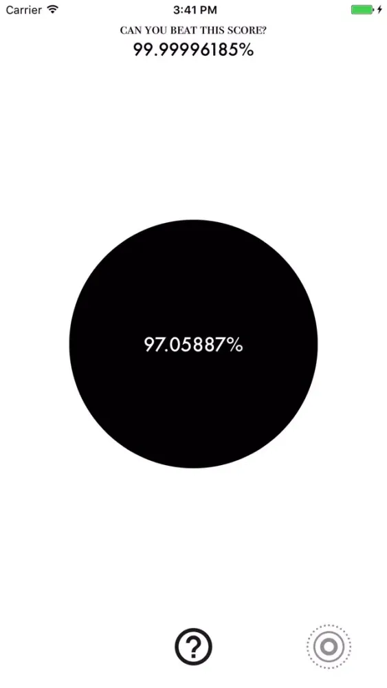 Tangkapan skrin NineNine - Try getting close to 100%
