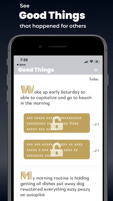 Ảnh chụp màn hình của One Good Thing - share good