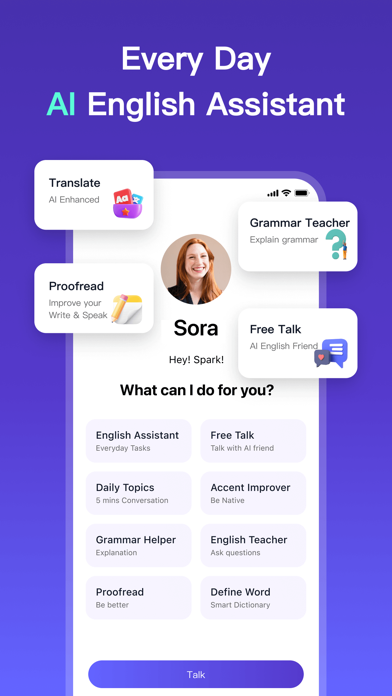 IELTS English Tutor Talkface スクリーンショット