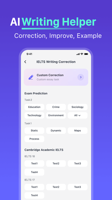 IELTS English Tutor Talkface スクリーンショット
