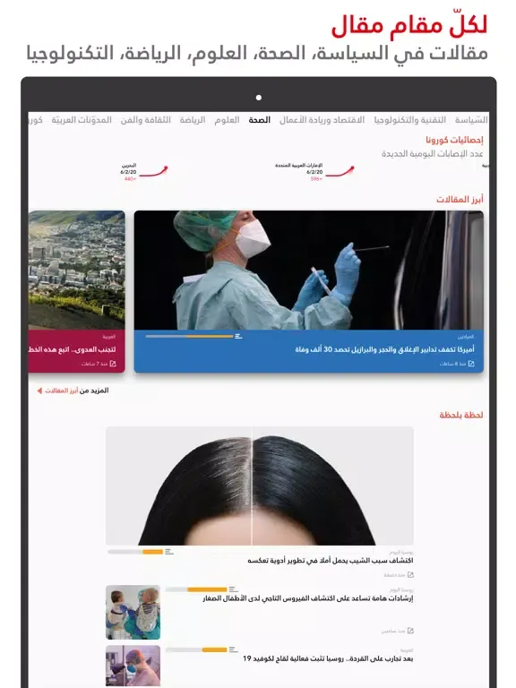 اخبار الميتا: منصة بذكاء صنعي iPad 應用截圖