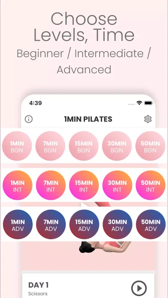 1MIN Pilates 스크린샷