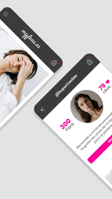 Capturas de tela do MyFans App