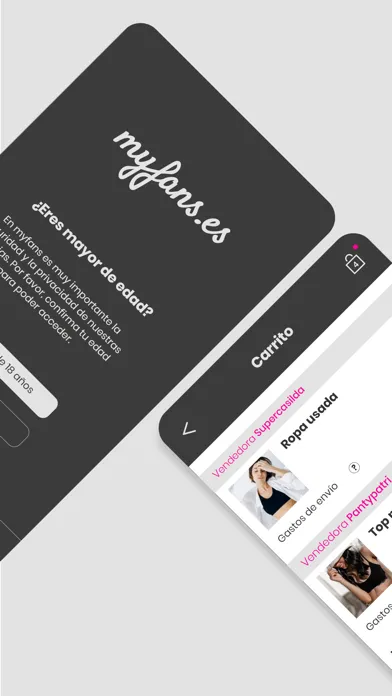 Capturas de tela do MyFans App