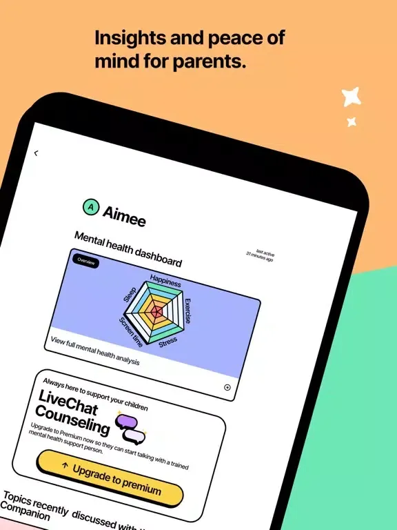 Always Here Parents iPad  스크린샷
