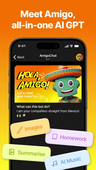 Скриншоты Amigo Chat - AI GPT assistant