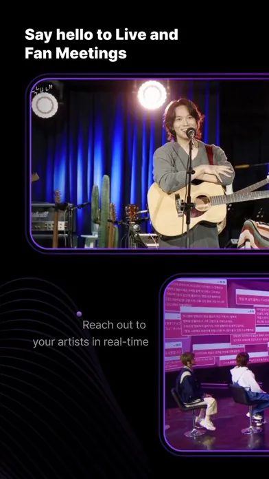 Capturas de pantalla de hellolive - meet your artists