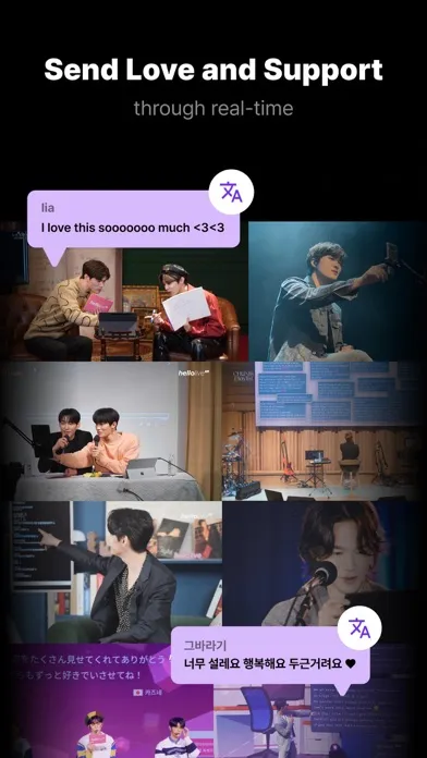 Capturas de pantalla de hellolive - meet your artists