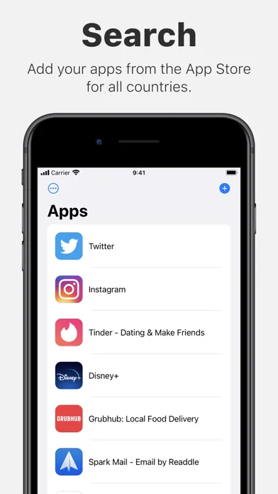 Tangkapan layar Starry: App Review Tracker