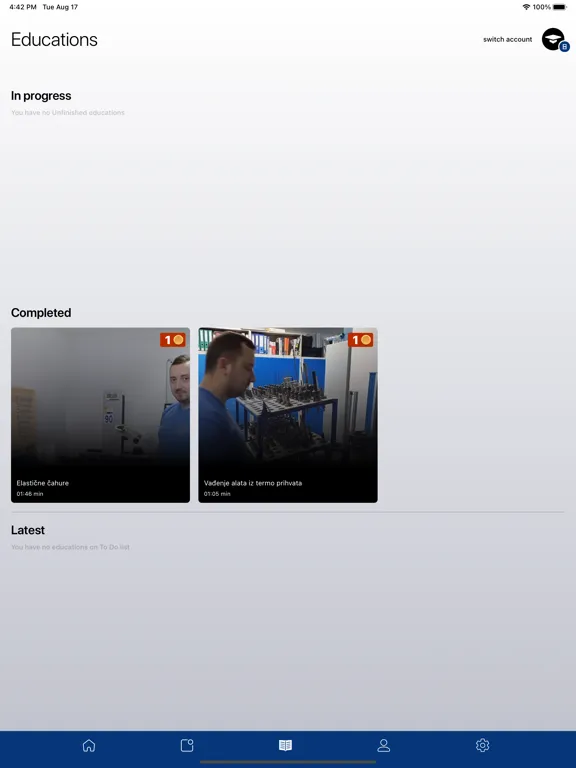 GAT-Academy iPad  سکرین شاٹس
