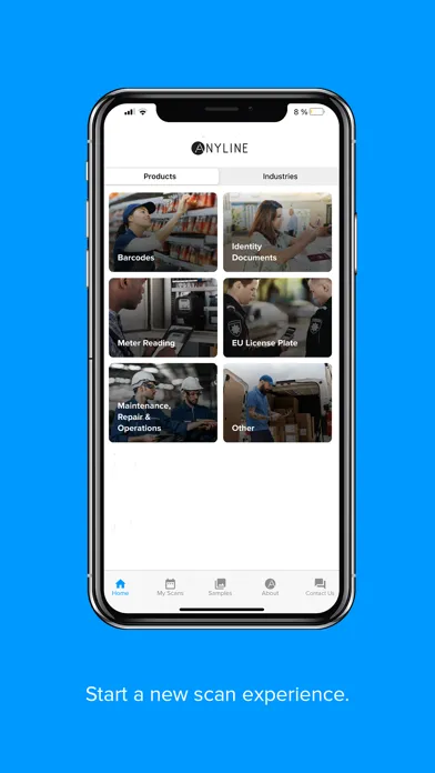 Screenshot di Anyline Showcase