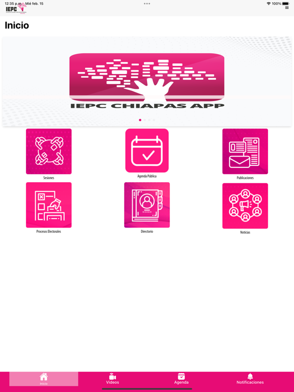 ภาพหน้าจอของ IEPC Chiapas App iPad 