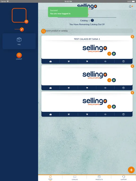 Sellingo Digital Catalog iPad  Screenshots