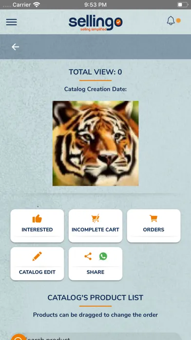 Sellingo Digital Catalog Screenshots