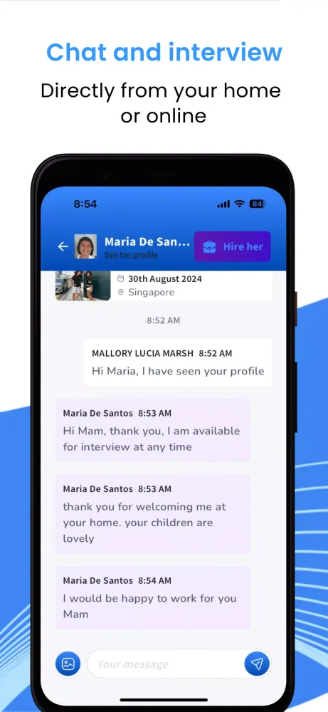 Capturas de tela do We Are Caring - Hire your maid