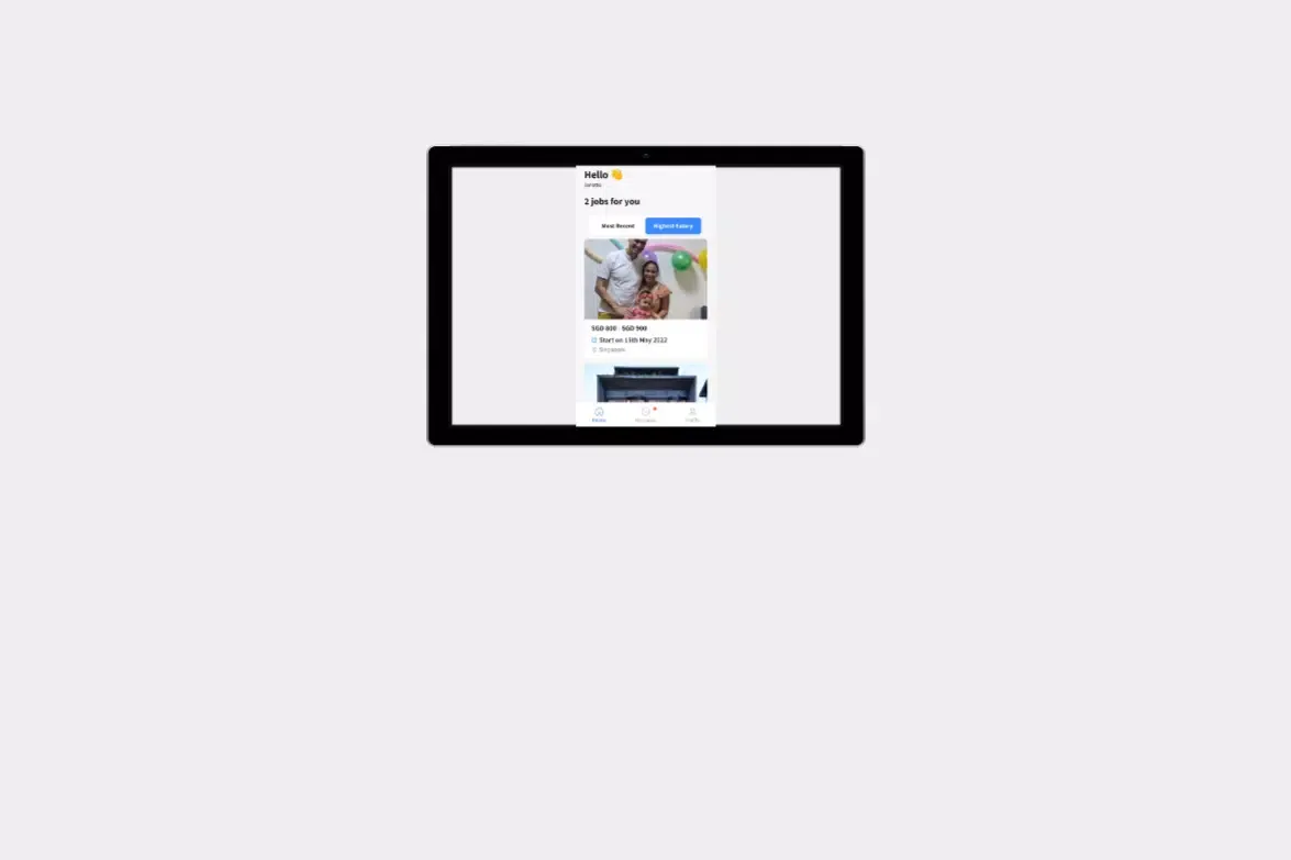 Capturas de tela do We Are Caring - Hire your maid