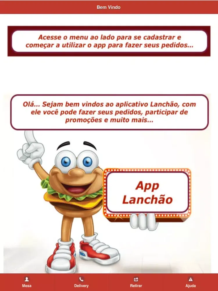 ภาพหน้าจอของ Lanchao um exagero de bom iPad 