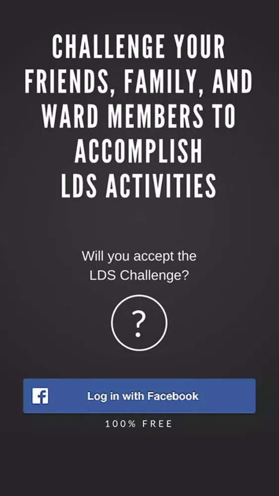 Capturas de tela do LDS Challenge