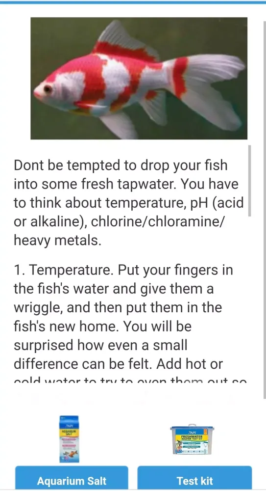 How to keep Goldfish happy Screenshots