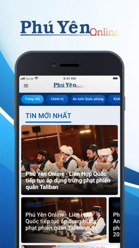 Capturas de pantalla de Báo Phú Yên