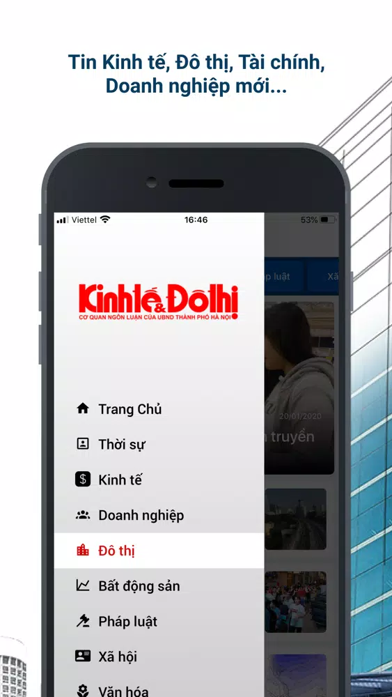 ภาพหน้าจอของ Báo Kinh Tế & Đô Thị