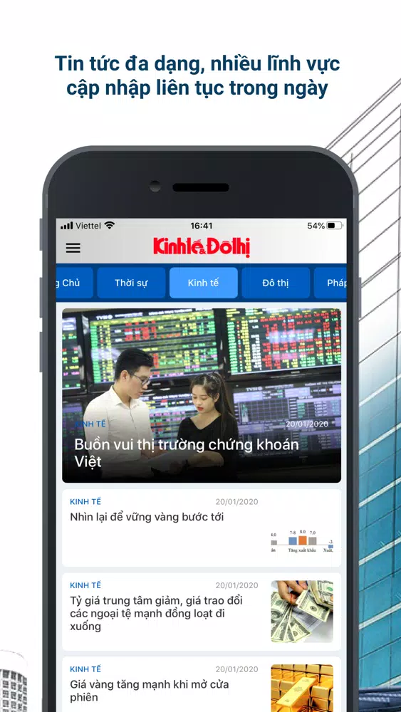 ภาพหน้าจอของ Báo Kinh Tế & Đô Thị