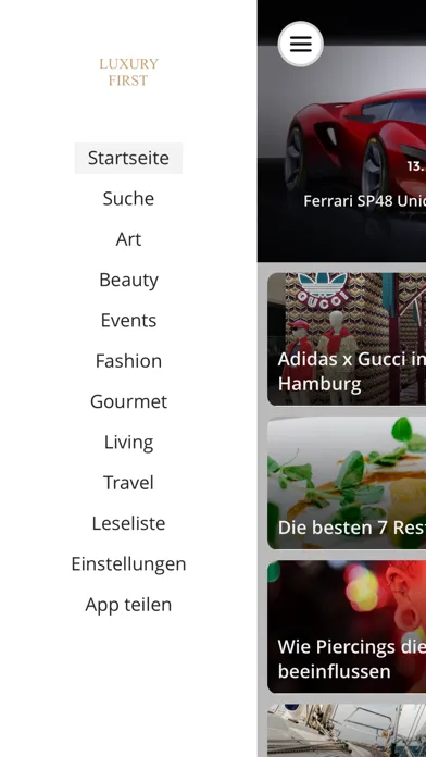 Luxury First Luxusmagazin应用截图
