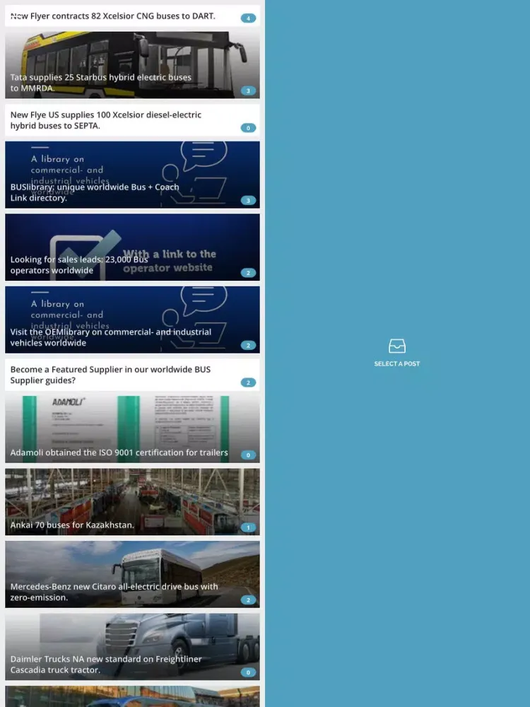 TruckBusTrailernews iPad  스크린샷