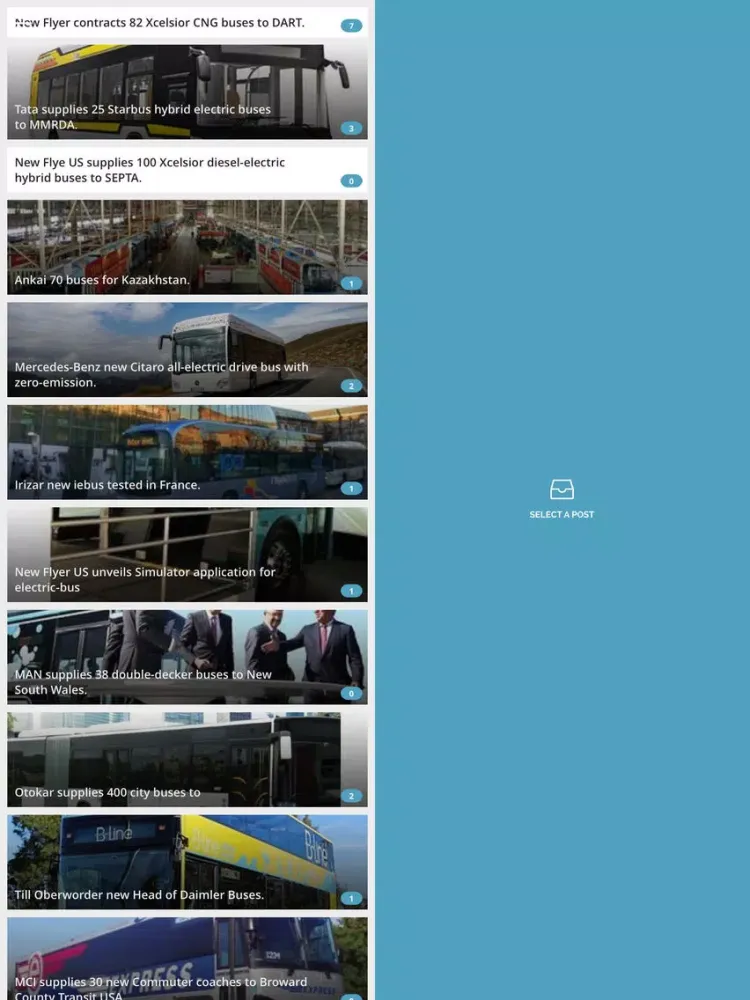TruckBusTrailernews iPad  스크린샷