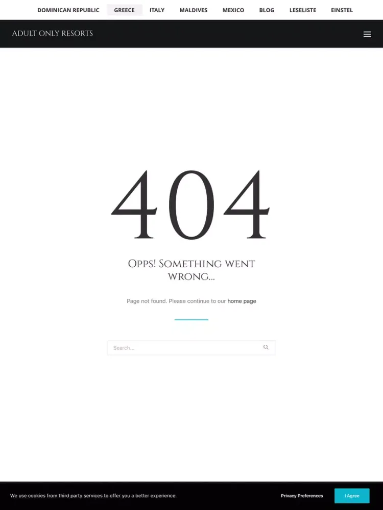 Adult Only Resorts iPad  Screenshots