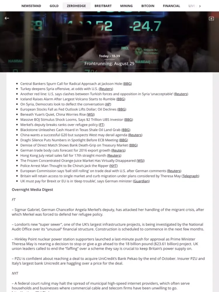ValuBit - Alternative Financia iPad  Screenshots